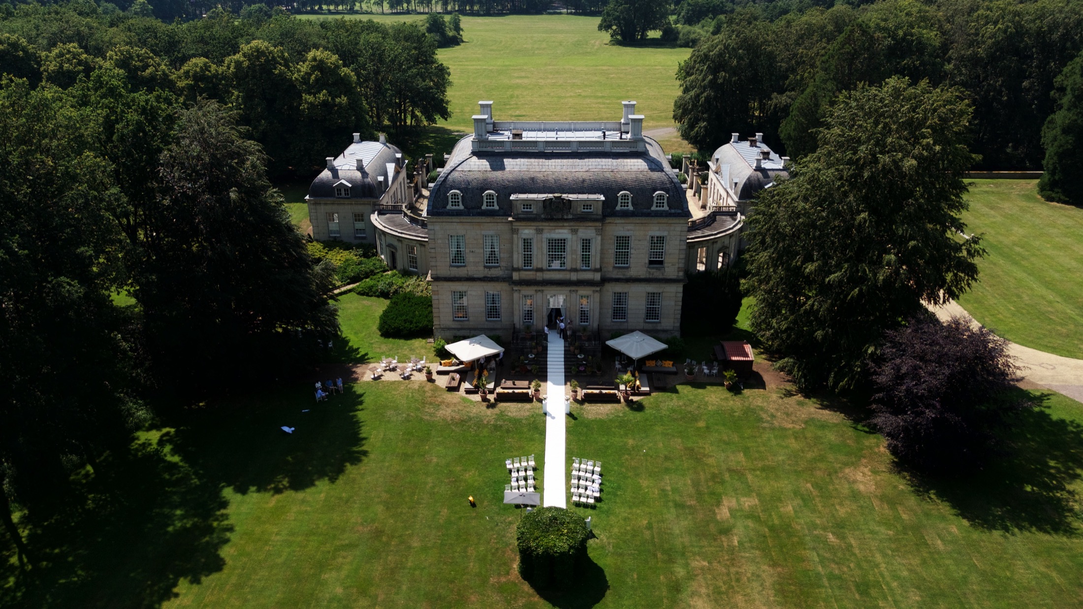Cinematische dronefoto van een project van Slimmer dan Gisteren